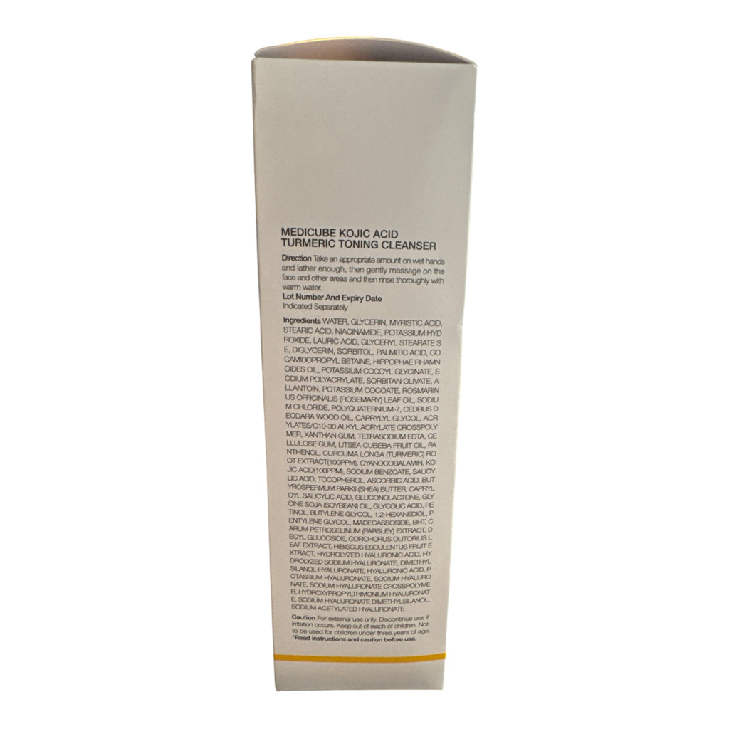 Medicube Kojic Acid Tumeric Toning Cleanser