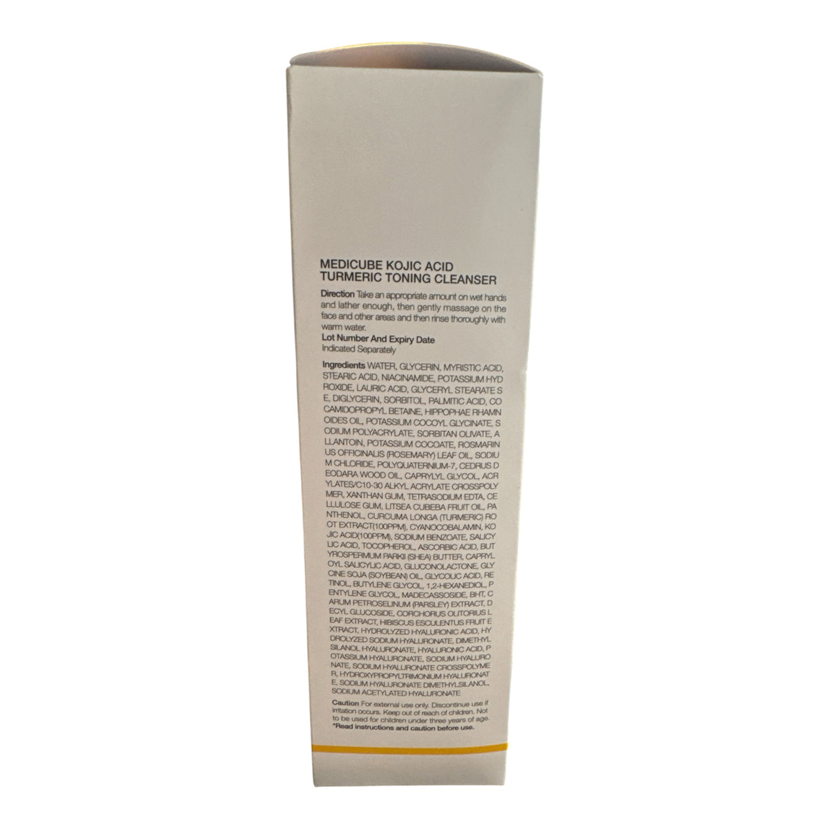 Medicube Kojic Acid Tumeric Toning Cleanser