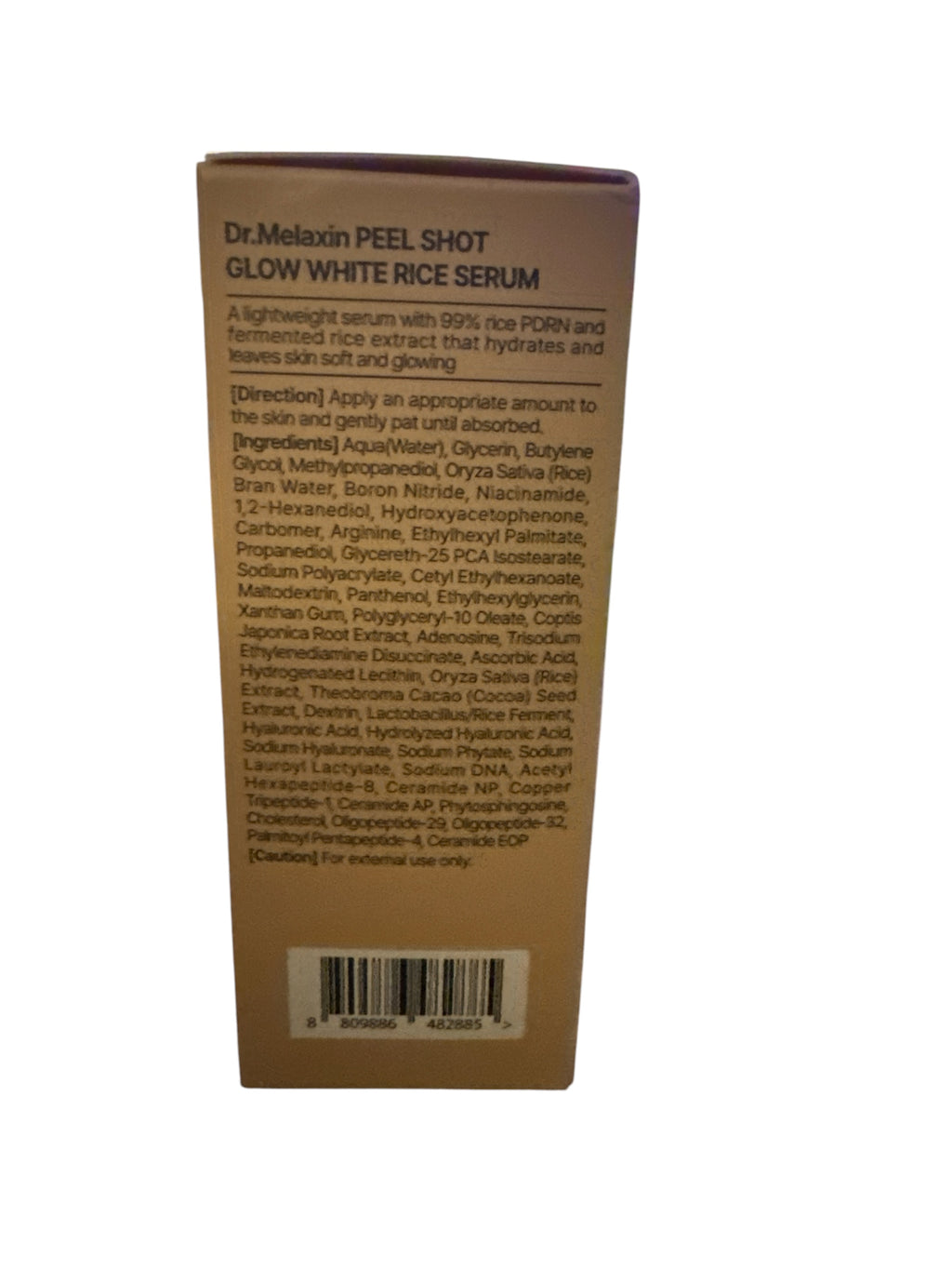 Dr. Melaxin Peel Shot Glow White Rice Serum