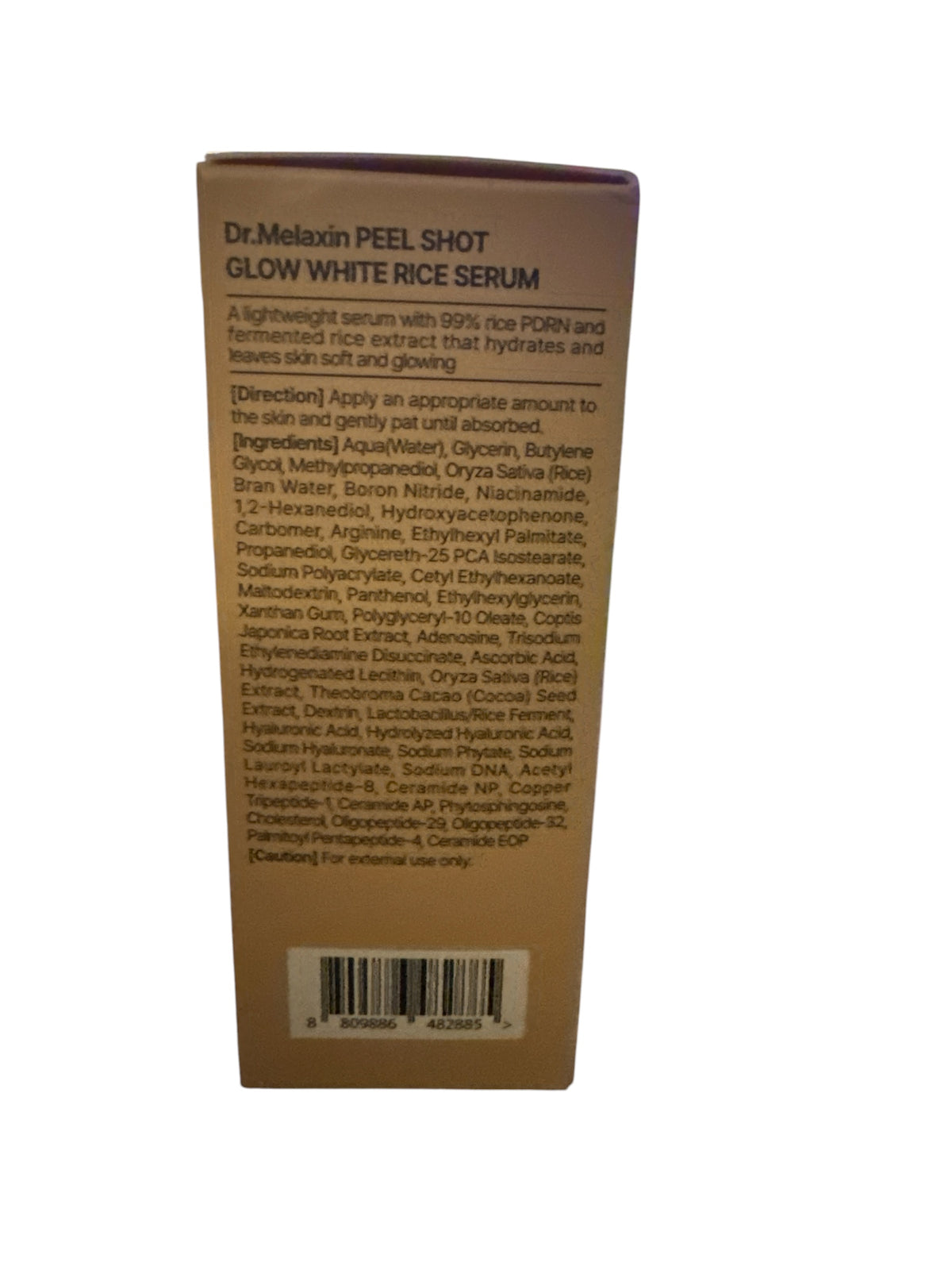 Dr. Melaxin Peel Shot Glow White Rice Serum