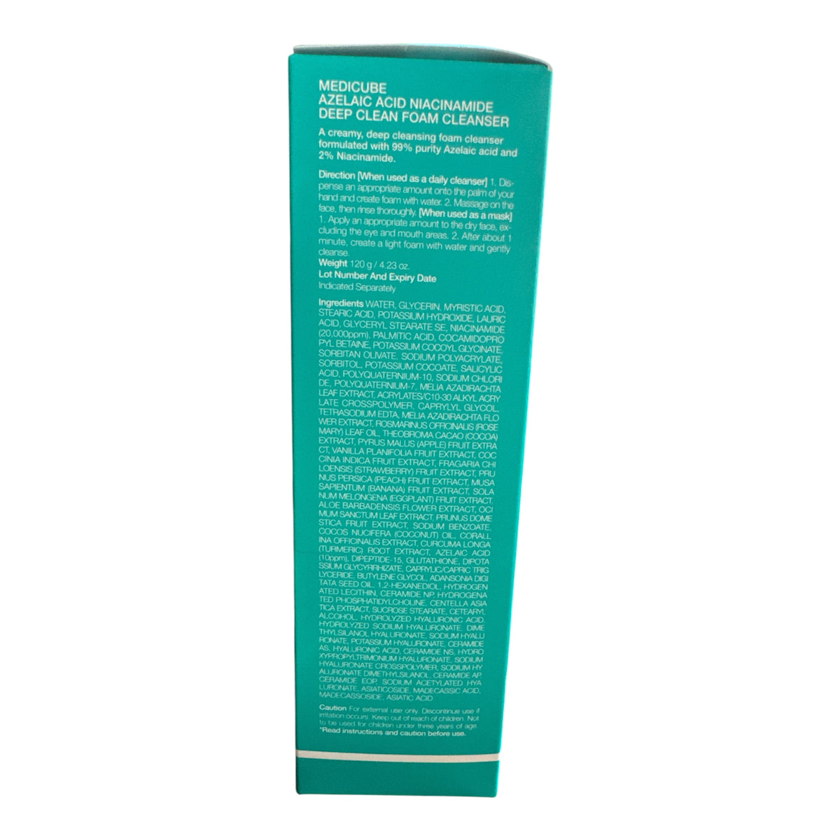 Medicube Azelaic Acid Niacinamide Deep Clean Foam Cleanser