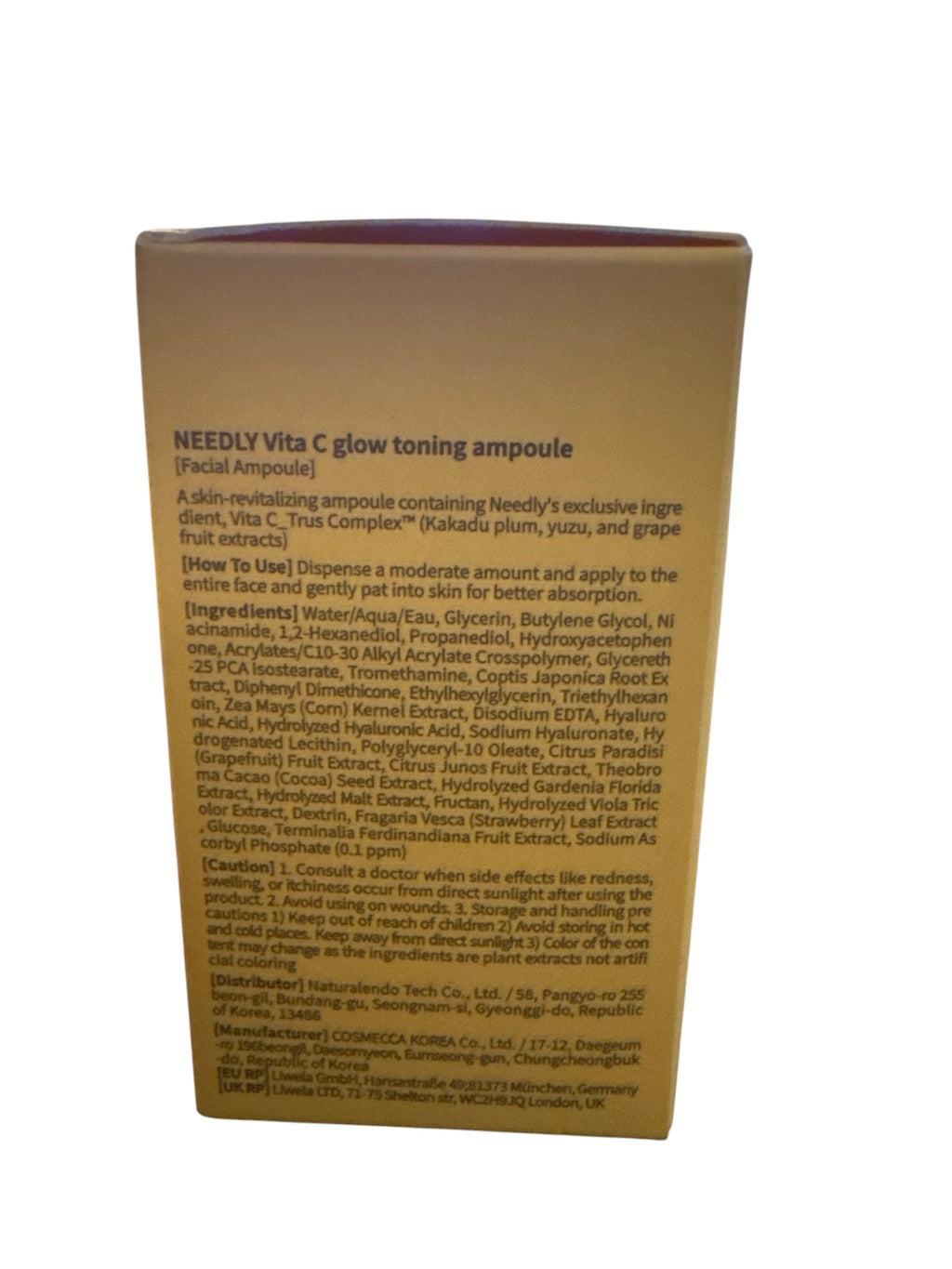 Needly Vita C glow toning ampoule