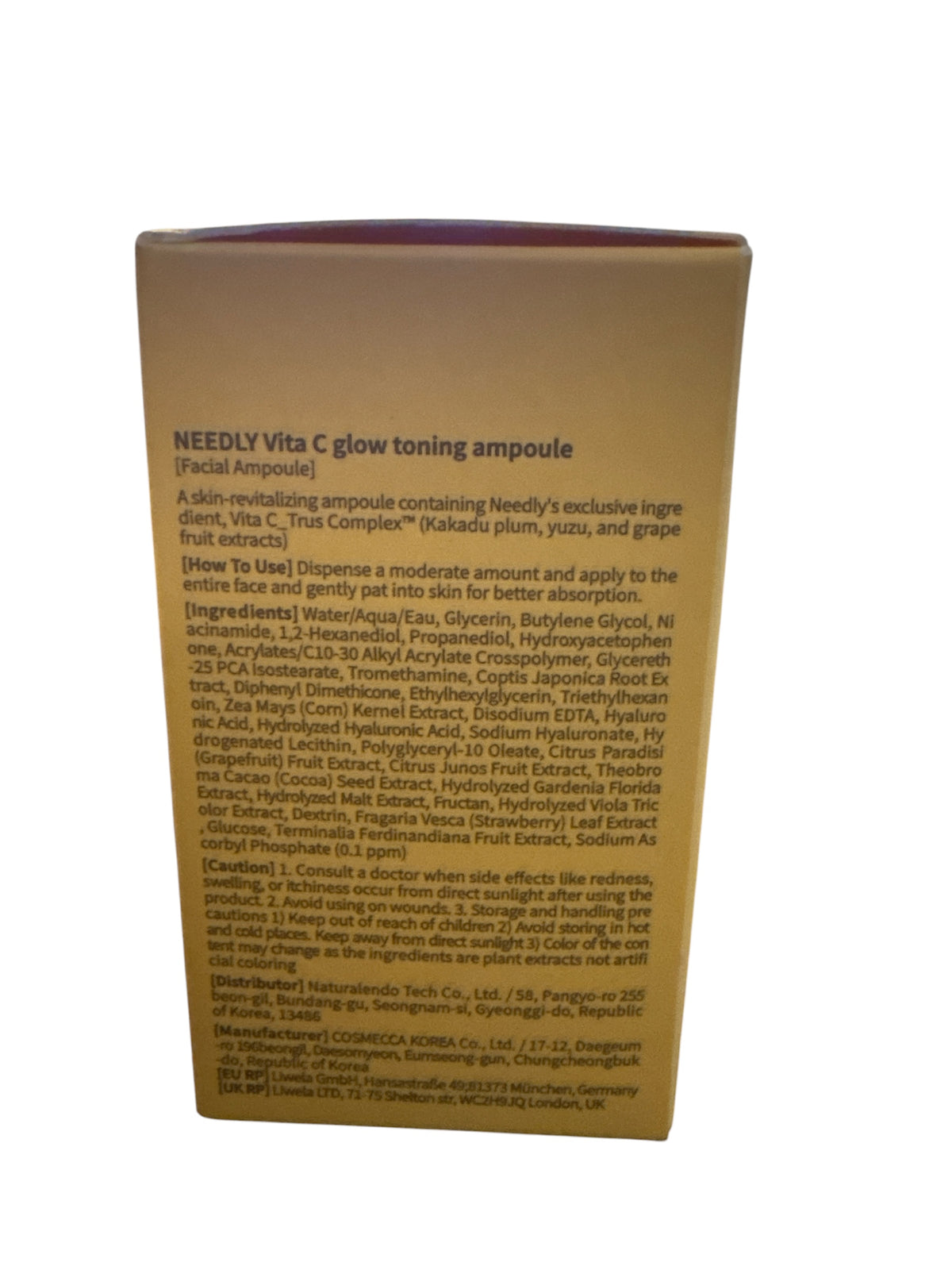 Needly Vita C glow toning ampoule