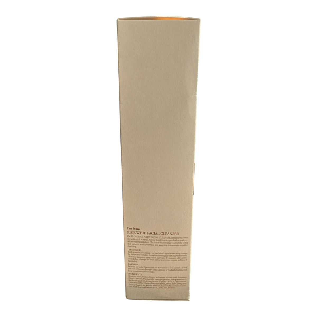 RICE WHIP FACIAL CLEANSER BY I’M FROM